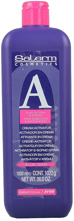 Aloe Vera Cream Activator - Salerm Color Soft Tone On Tone & Toning Aloe Vera Cream Activator — photo N1