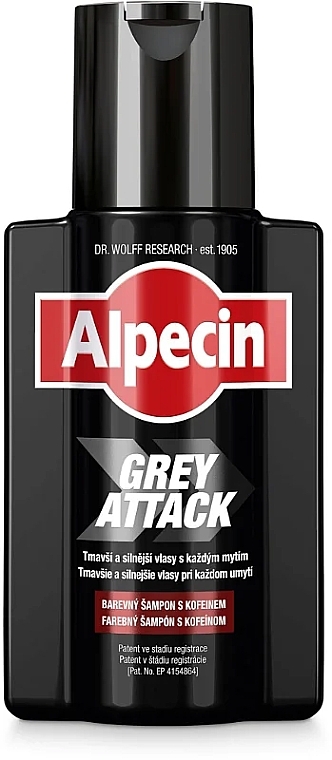Shampoo for Men's Hair - Alpecin Grey Attack Shampoo — photo N1