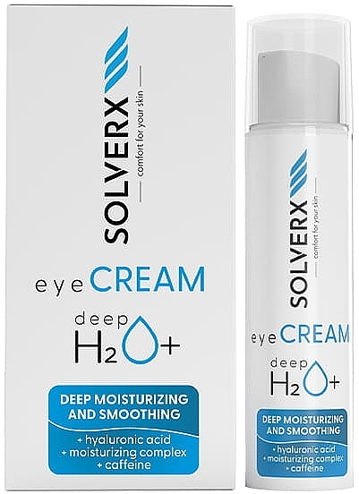 Eye Cream - Solverx DeepH2O+ Eye Cream — photo N2