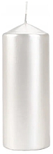 Cylindrical Candle 60x150 mm, pearlescent - Bispol — photo N1