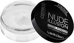 Fragrances, Perfumes, Cosmetics Transparent Mattifying Powder - Catrice Nude Illusion Loose Powder