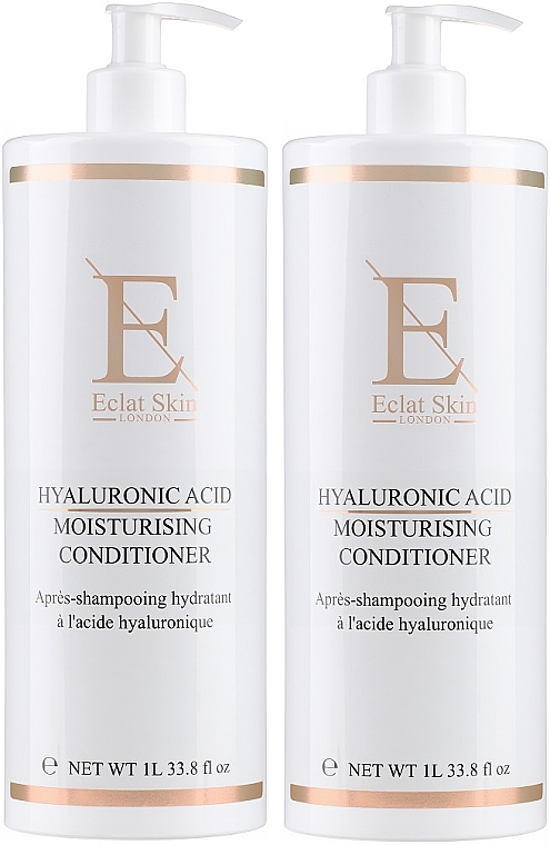 Set - Eclat Skin London Hyaluronic Acid Moisturising Conditioner Duo (cond/1lx2) — photo N1