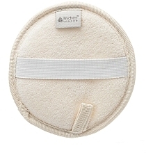 Loofah and Cotton Washcloth, 15 cm - Hydrea London Organic Egyptian Loofah Body Pad — photo N11