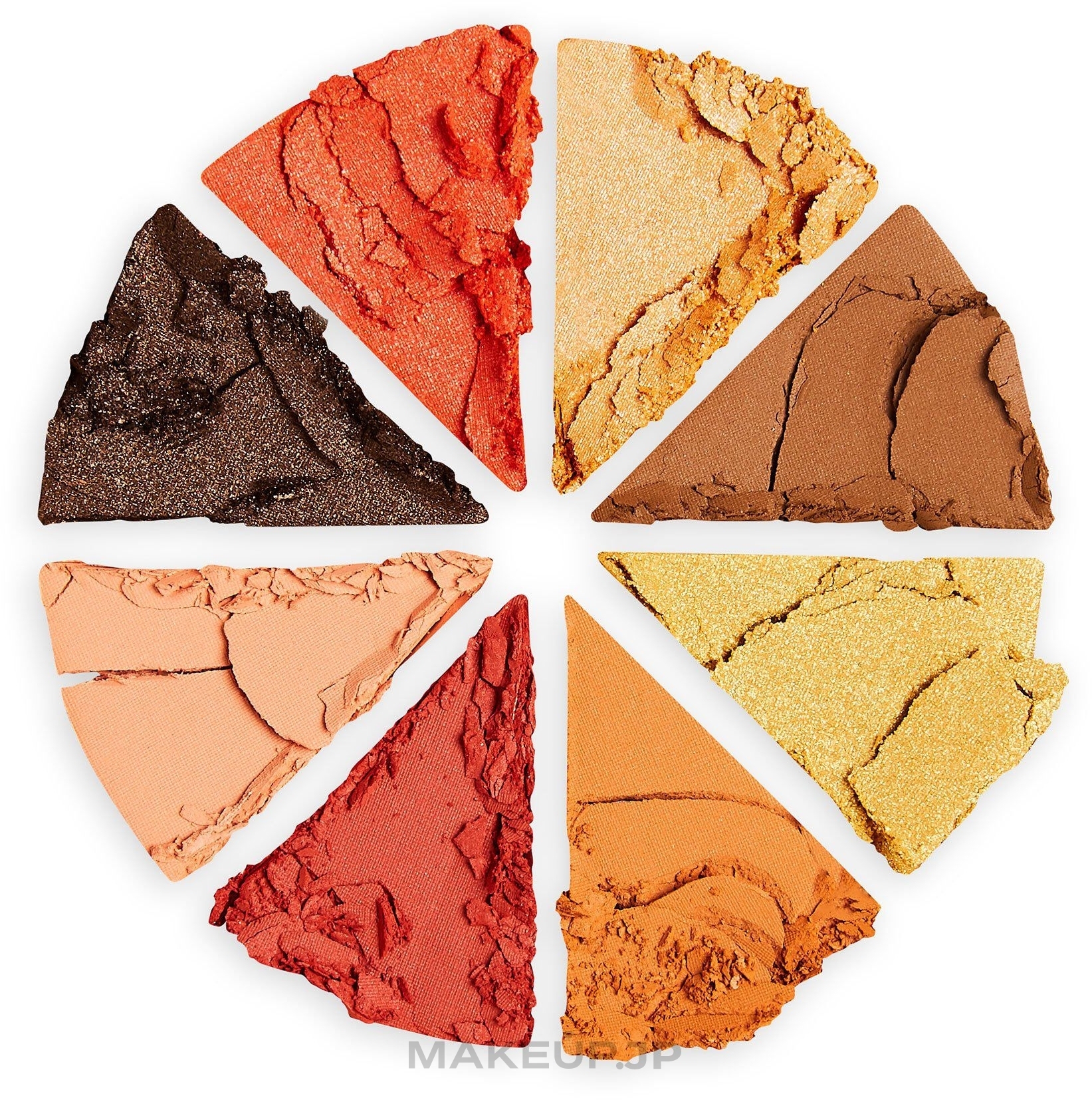 Eyeshadow Palette, 8 shades - I Heart Revolution Tasty Burger Eyeshadow Palette — photo Grilled Cheesy