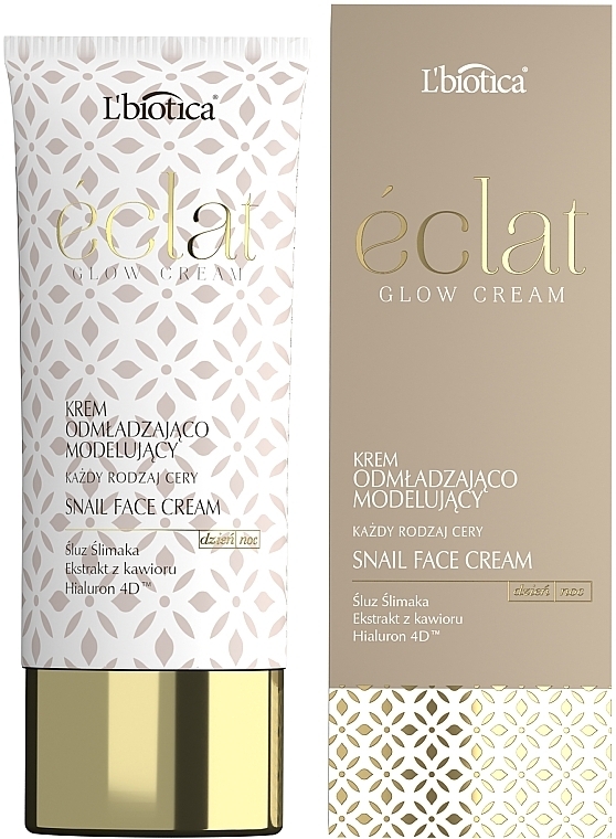 Rejuvenating & Modeling Face Cream - L'biotica Eclat Clow Cream — photo N1