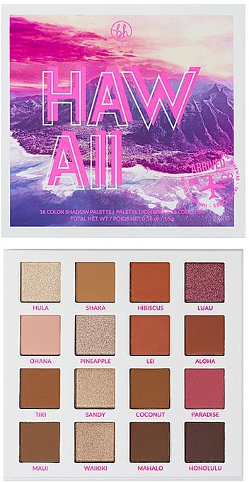 Eyeshadow Palette - BH Cosmetics Hangin' In Hawaii Eyeshadow Palette — photo N1