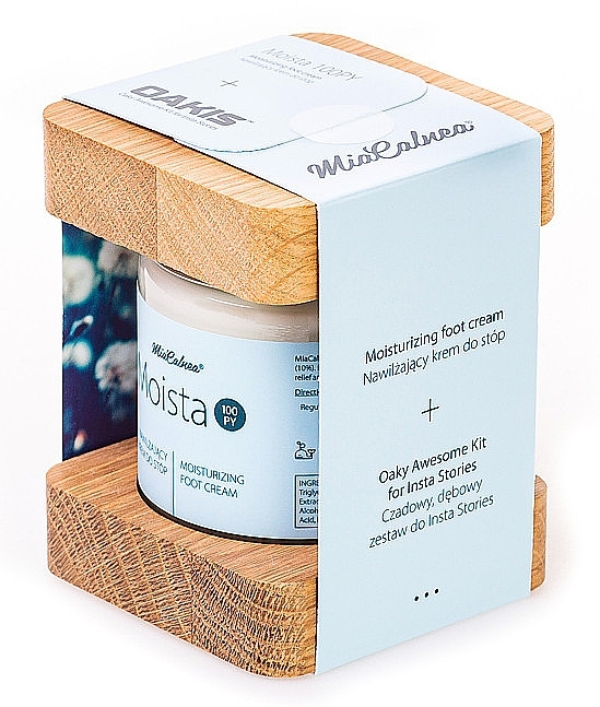 Set - MiaCalnea Moisturizing Foot Cream + 2X OAKIS (cr/120ml+acc) — photo N3