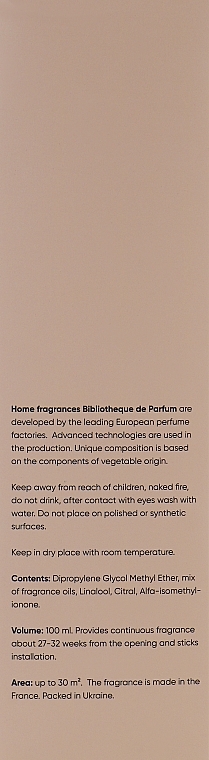 Fragrance Diffuser 'Flowering' - Bibliotheque de Parfum — photo N6