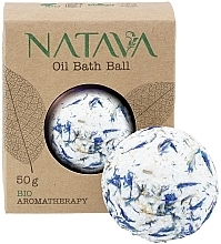 Fragrances, Perfumes, Cosmetics Oil Bath Ball 'Cornflower' - Natava Oil Bath Ball Cornflower