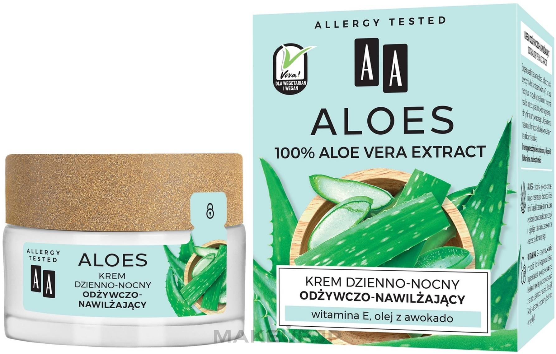 Nourishing & Mositurizing Face Cream - AA Aloe Vera Extract — photo 50 ml