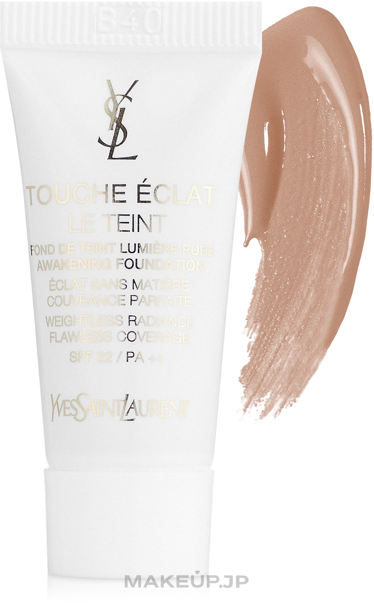 GIFT! Foundation - Yves Saint Laurent Touch Eclat Le Teint Foundation (sample) — photo B40