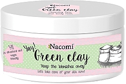 Fragrances, Perfumes, Cosmetics Clay Face Mask - Nacomi Green Clay