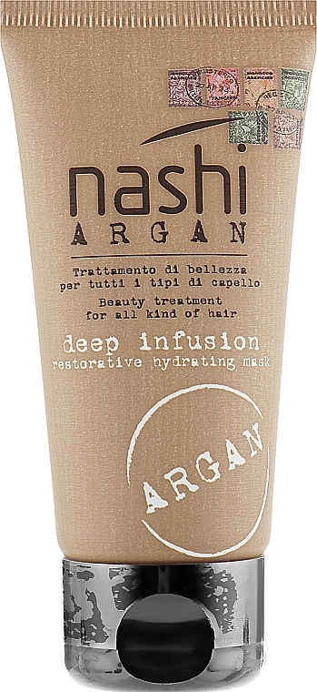 Travel Set - Nashi Argan All-In (shm/50ml + cond/50ml + oil/30ml + mask/40ml + mask/50ml) — photo N7