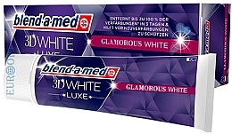 Fragrances, Perfumes, Cosmetics Toothpaste - Blend-A-Med 3D White Luxe Glamorous White