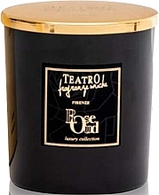 Scented Candle - Teatro Fragranze Uniche Rose Oud Candle — photo N1