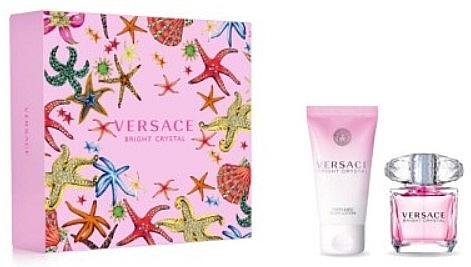 Versace Bright Crystal - Set (edt/30ml + b/lot/50ml) — photo N1