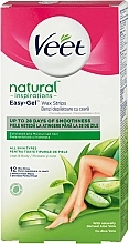 Fragrances, Perfumes, Cosmetics Aloe Vera Depilation Wax Strips - Veet Natural Inspirations Easy-Gel Wax Strips