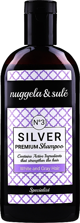 Gray & Bleached Hair Shampoo - Nuggela & Sule Premium Silver N?3 Shampoo — photo N3