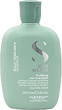 Fragrances, Perfumes, Cosmetics Anti-Dendruff Hair Shampoo - Alfaparf Semi Di Lino Scalp Rebalance Purifying Low Shampoo