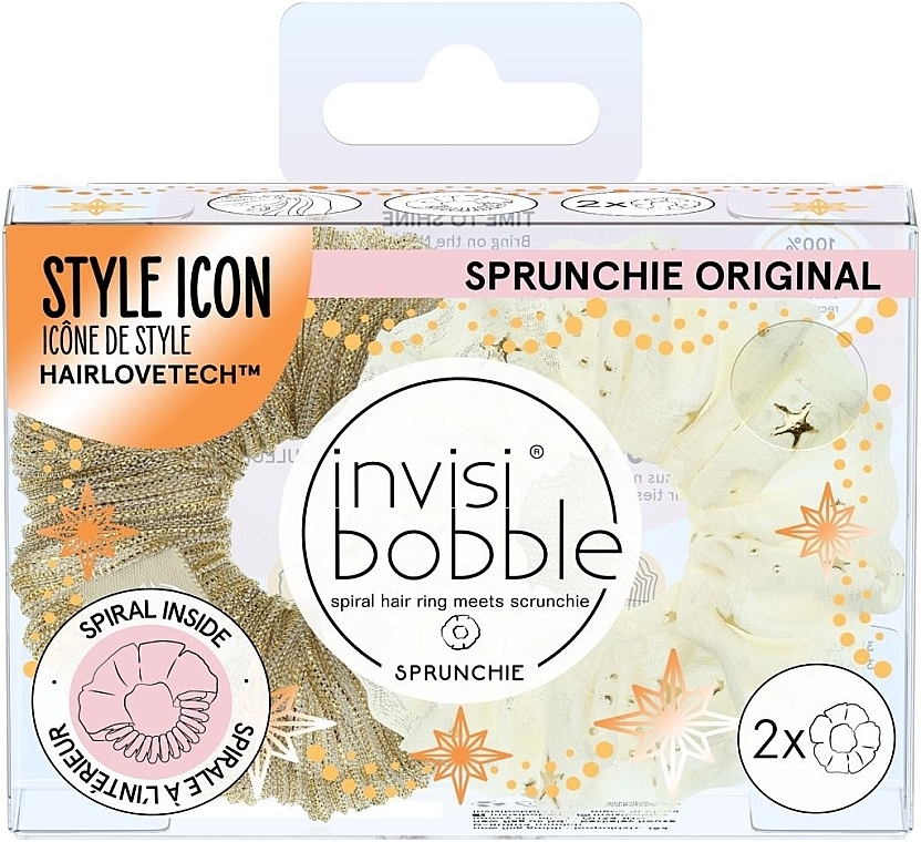 Scrunchie - Invisibobble Sprunchie Time To Shine Bring On The Night — photo N1