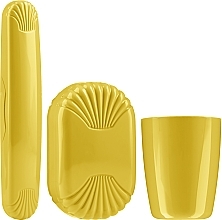 Fragrances, Perfumes, Cosmetics Toilet Set, 42058, yellow - Top Choice Set (accessory/3pcs)