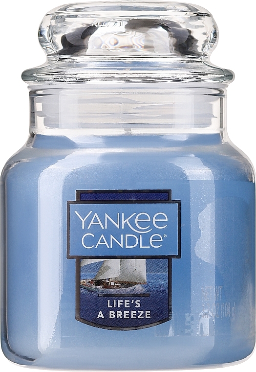 Scented Candle in Jar "Breeze" - Yankee Candle Life's A Breeze — photo N1