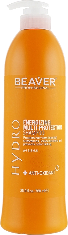 Toning Multiprotective Shampoo with UV Filter - Beaver Professional Hydro Shampoo — photo N3