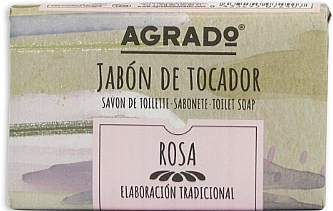 Rose Hand Soap - Agrado Bar Hand Soap Rose — photo N8