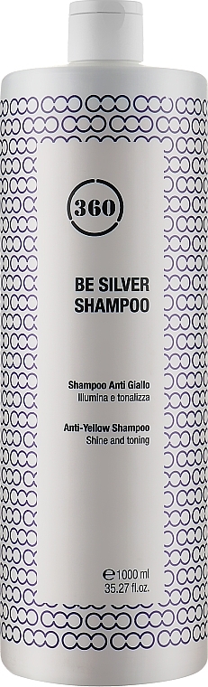 Anti-Yellow Hair Shampoo 'Silver Blonde' - 360 Be Silver Shampoo — photo N12