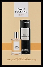 Fragrances, Perfumes, Cosmetics David Beckham Classic - Set (edt/50ml + deo/150ml)