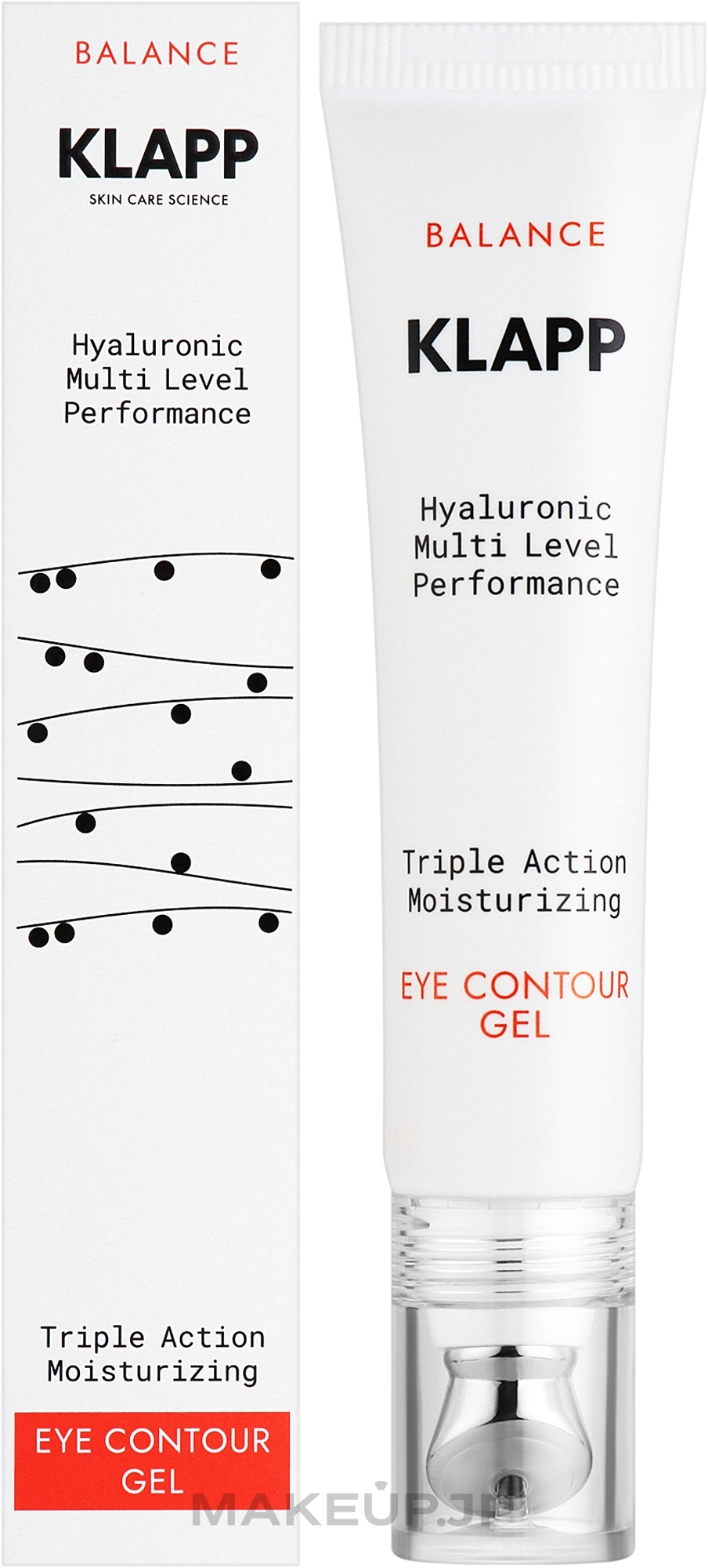 Triple Action Moisturising Eye Gel - Klapp Balance Triple Action Moisturizing Eye Contour Gel — photo 15 ml