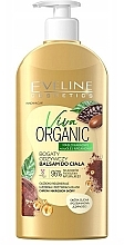 Fragrances, Perfumes, Cosmetics Rich Nourishing Body Lotion 'Cacao Oil& Argan Oil' - Eveline Cosmetics Viva Organic Cacao Oil And Argan Oil