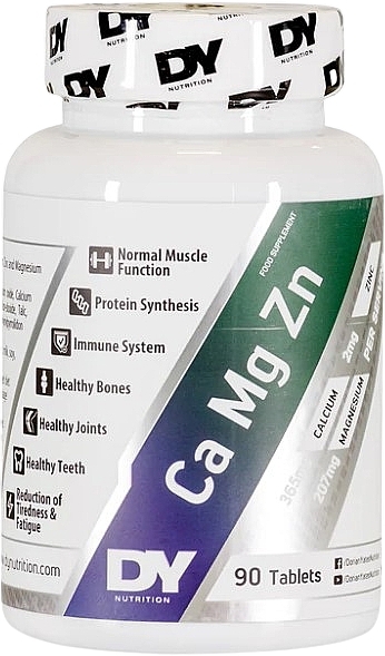 Calcium, Magnesium, Zinc Dietary Supplement - DY Nutrition Ca Mg Zn — photo N1