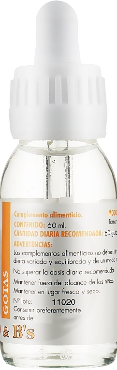 Decongestant Dietary Supplement - Simildiet Laboratorios K-Linfo And B's Drops — photo N1