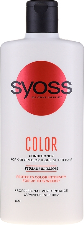 Balm for Colored and Toned Hair - Syoss Color Tsubaki Blossom Conditioner — photo N1