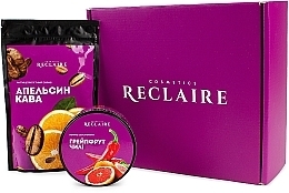 Fragrances, Perfumes, Cosmetics Set "Dual Hot Anti-Cellulite Complex" - Reclaire (scrub/250g + wrap/200ml)