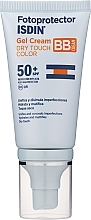 Fragrances, Perfumes, Cosmetics Sun Cream Gel SPF50 - Isdin Fotoprotector Sunscreen Gel Cream Dry Touch Color
