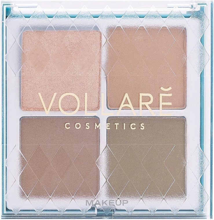 Eyeshadow Palette - Vollare Crystal Clear Eyeshadow Palette — photo N1