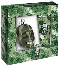 Fragrances, Perfumes, Cosmetics Police To Be Camouflage - Set (edt/75ml + b/shamp/100ml)