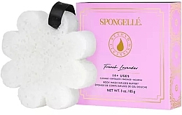 Fragrances, Perfumes, Cosmetics Reusable Foamy Bath Sponge 'French Lavender' - Spongelle Boxed White Flower French Lavender
