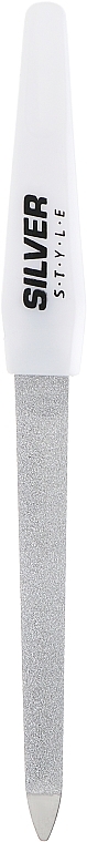 Sapphire Nail File, 15 cm, white - Silver Style — photo N2