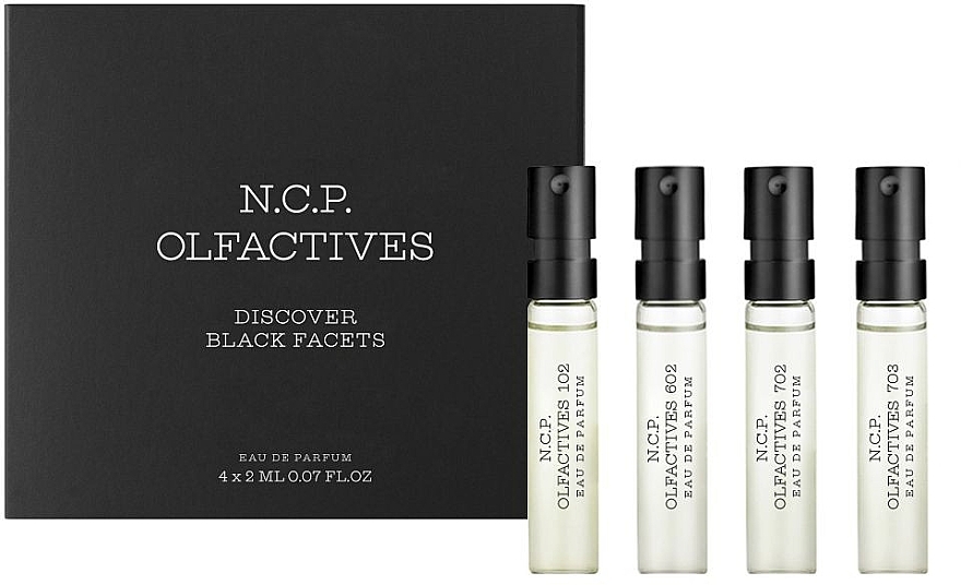 N.C.P. Olfactives Discover Black Facets - Set (edp/4x2ml) — photo N1