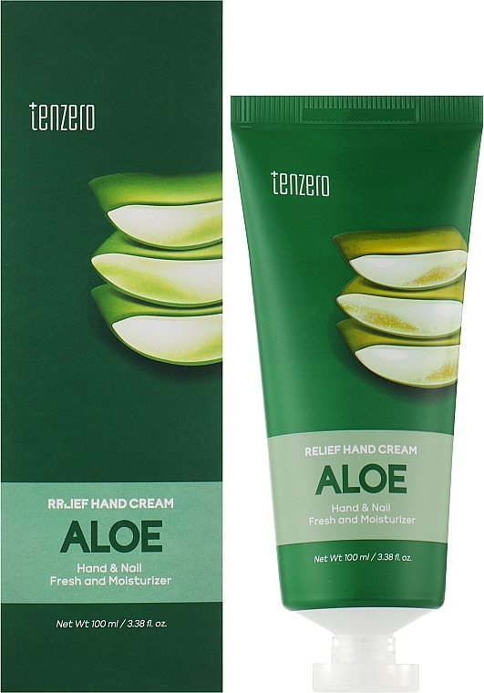 Aloe Vera Relief Hand Cream - Tenzero Relief Hand Cream Aloe — photo N2