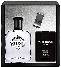 Evaflor Whisky Black - Set (edt/100ml+edt/20ml+money/clip) — photo N1