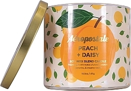 Scented Candle - Aeropostale Peach & Daisy Fine Fragrance Candle — photo N2