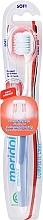 Fragrances, Perfumes, Cosmetics Toothbrush, soft, light blue - Meridol Complete Care Soft Toothbrush