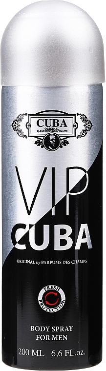 Cuba VIP Body Spray For Men - Body Deodorant Spray — photo N2