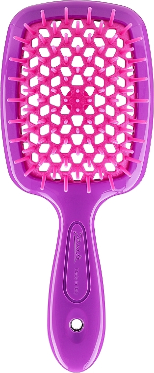 Hair Brush, purple and pink - Janeke Superbrush Small — photo N1