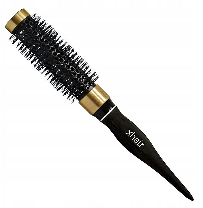 Thermal Gold Hair Styling Brush, round, d25 mm - Xhair — photo N1