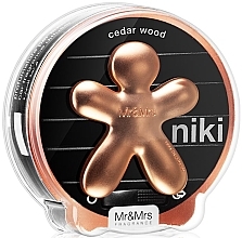 Car Air Freshener - Mr&Mrs Niki Cedar Wood  — photo N1